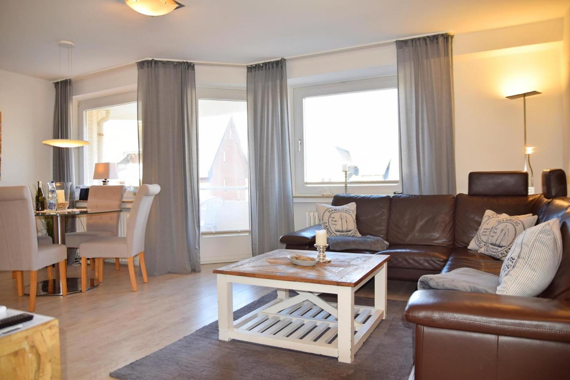App Seebrise In Westerland Mit Balkon Am Strand Inkl Parkplatz Buitenkant foto